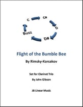 Flight of the Bumble Bee for Clarinet Trio P.O.D. cover